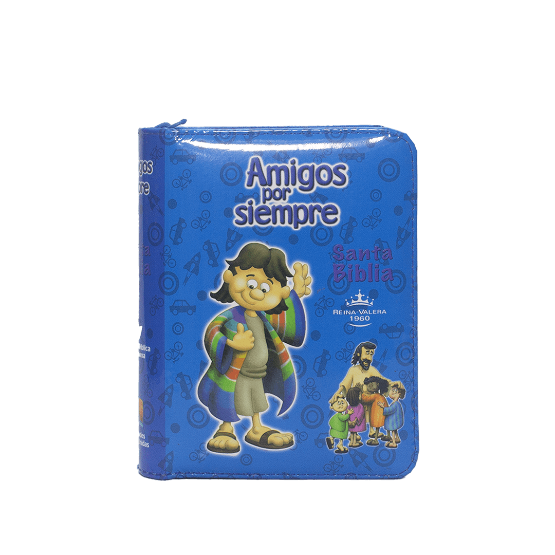 PJR AMIGOS POR SIEMPRE ROSA CANTO AZUL
