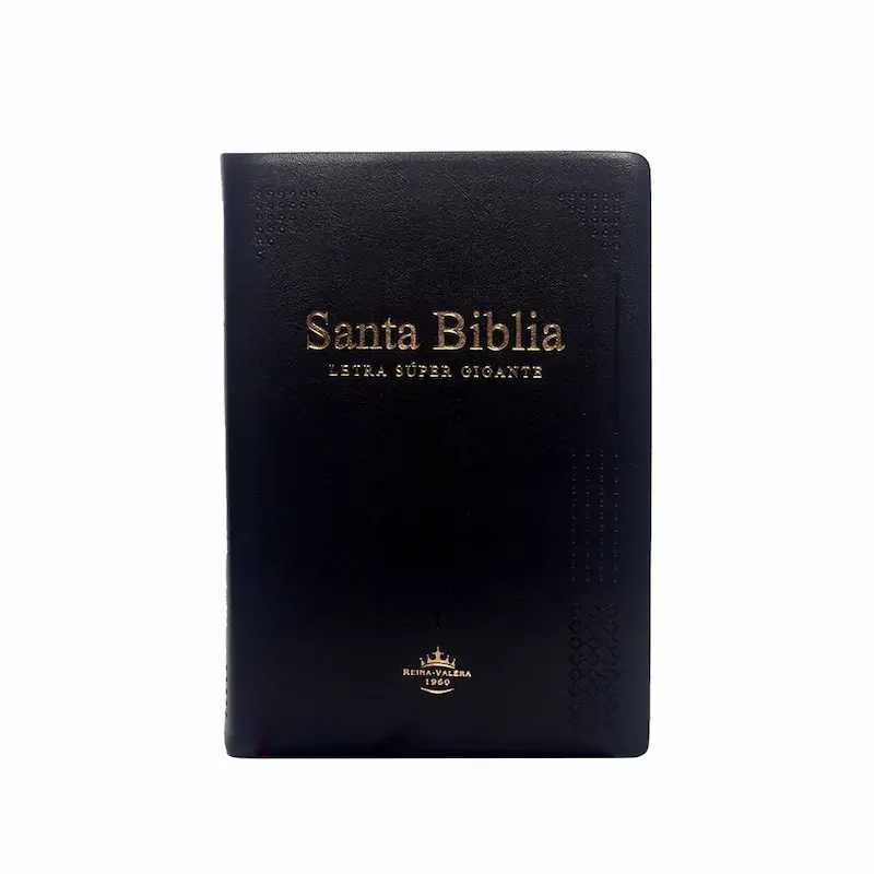 RVR082CLSGIPJR - BIBLIA TAPA VINILO, NEGRA